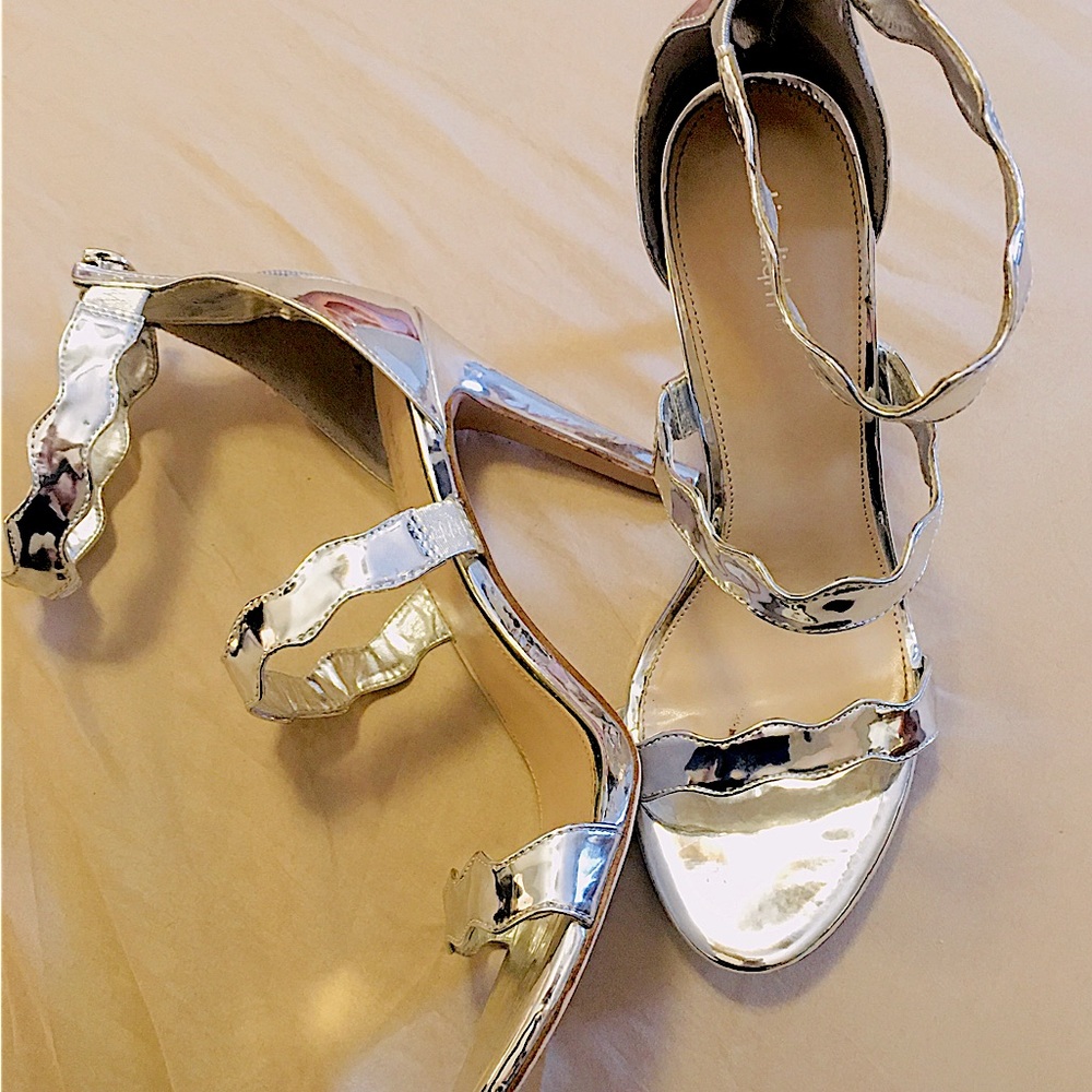 Silver heels
